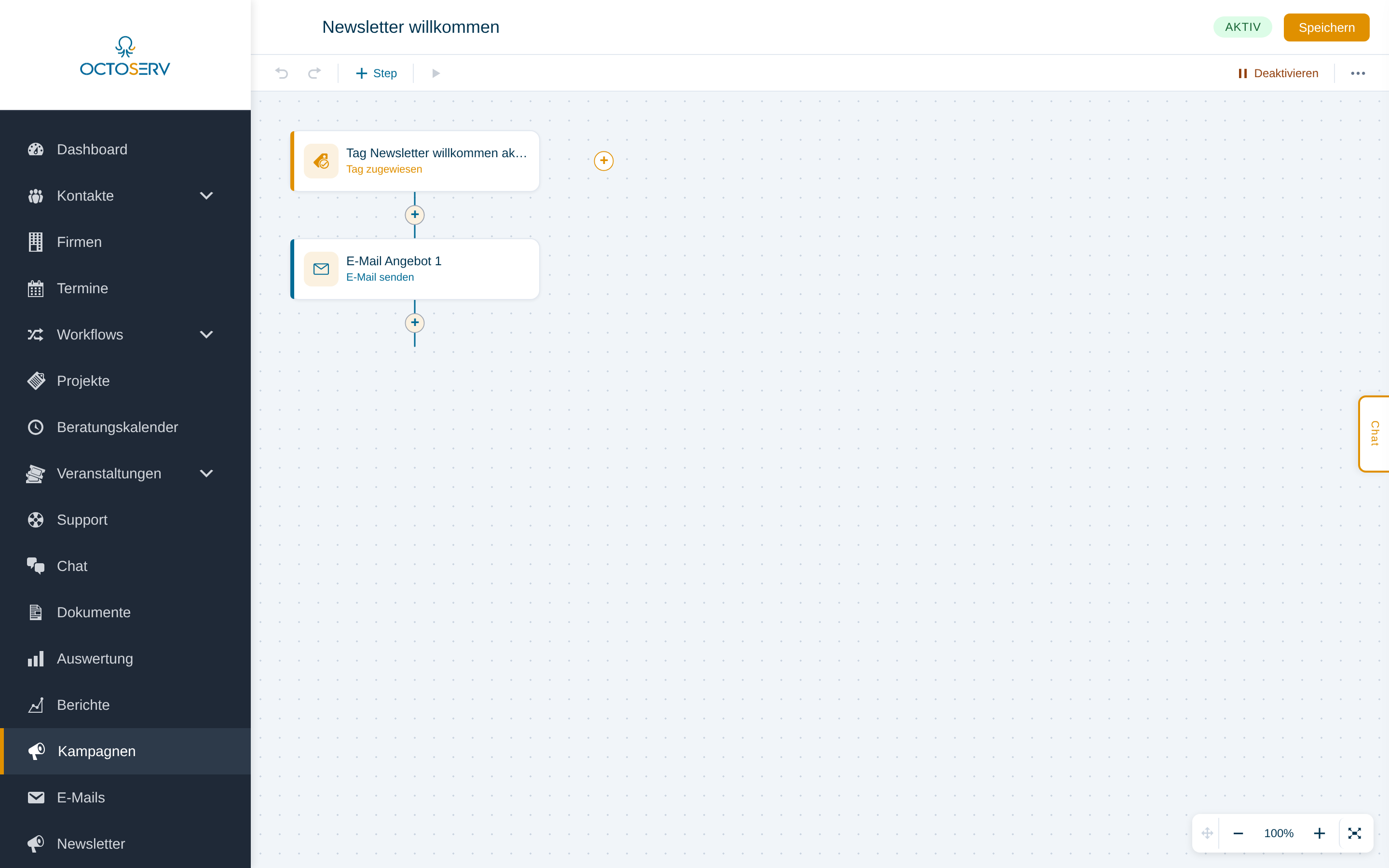 Separater Follow-Up-Flow mit Tag-Trigger